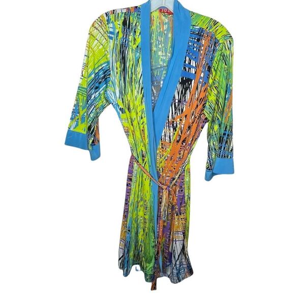 Josie Natori Two Piece Nightgown Robe Set - Picture 2 of 15